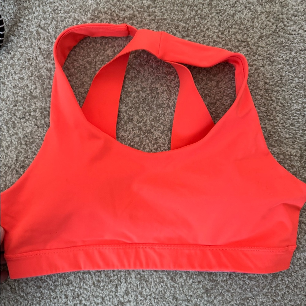 Bright Orange Sports Bra